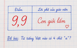 Từ tiếng Việt nào có 4 chữ A? 99,99% người chơi phải "đầu hàng"