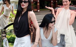 Mỹ nữ mặt xinh dáng đẹp, diện đồ cơ bản mà khí chất ngút ngàn: Nhìn là muốn thả tim ầm ầm