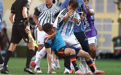 Thua cay đắng Tây Ban Nha, sao Argentina có hành động xấu xí, hành hung Gavi phải nhận thẻ đỏ dù trận đấu kết thúc
