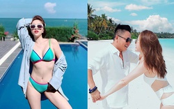 Nhan sắc nóng bỏng của "công chúa showbiz" sinh con trai cho đại gia Hà Tĩnh