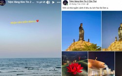 Thông báo đóng cửa để “nghỉ hè” bị nghi ngờ, tiệm vàng Cần Thơ đăng liên tục story ở biển, núi Bà Đen chứng minh “liêm”