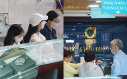 Người dân đổ về SJC sau thông báo mới nhất, điểm giao dịch 420 Nguyễn Thị Minh Khai tại TP.HCM đông kín khách từ sáng đến chiều