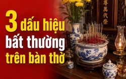 3 dấu hiệu bất thường trên bàn thờ