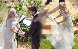 Đám cưới hot nhất Hollywood hôm nay: Cô dâu như xé màn ảnh bước ra, minh tinh Người Đàn Bà Đẹp rạng rỡ chúc mừng cháu gái