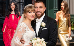 Cập nhật siêu đám cưới của Taylor Swift và chồng cầu thủ: Rò rỉ ảnh hiếm của cô dâu, dàn khách mời hạng A váy áo đổ bộ