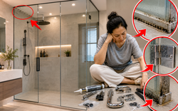Tôi từng rất thích vách kính phòng tắm sát trần, cho đến ngày phải thay gần như toàn bộ phụ kiện vì nấm mốc: Một sai lầm nhiều gia đình chỉ nhận ra sau vài năm sử dụng
