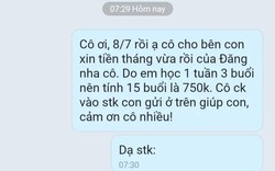 Tin nhắn đòi 750 nghìn đồng và câu chuyện phía sau khiến nhiều phụ huynh suy ngẫm: Làm người lớn, trước hết hãy làm gương!