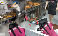 Video ghi lại cảnh nam nhân viên quán gà rán ngất xỉu, co giật vì… quá nhiều đơn hàng