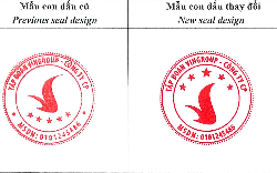Từ hôm nay, Vingroup chính thức có mẫu con dấu mới