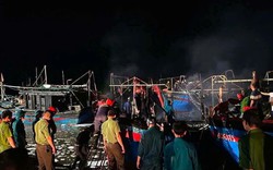 5 tàu cá bốc cháy ngùn ngụt lúc rạng sáng, thiệt hại 6 tỷ đồng