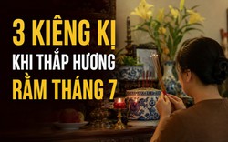 3 kiêng kị khi thắp hương Rằm tháng 7