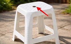 Vì sao trên mặt ghế nhựa luôn có một lỗ tròn? 90% người dùng chưa biết hết công dụng thật