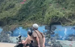 Xác minh clip bé gái nước ngoài lái xe máy ở Nha Trang