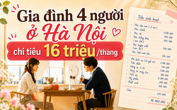 Vợ trẻ ở Hà Nội chi 16,5 triệu/tháng cho gia đình 4 người vẫn bị chồng nhắc tiết kiệm: Dân mạng chỉ ra khoản ngốn hơn 3 triệu