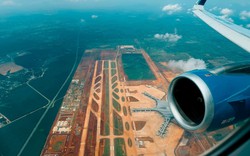 Siêu cảng hàng không hơn 330 nghìn tỷ đồng của Việt Nam dần thành hình, ảnh chụp từ máy bay gây choáng ngợp