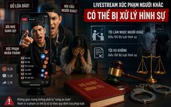 Livestream xúc phạm người khác có thể bị xử lý hình sự