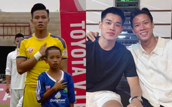 Cậu bé hồi nhỏ đen nhẻm chụp ảnh cùng Quế Ngọc Hải: Giờ thành “ngôi sao”, cứ hô tên là cả nước mong có bàn thắng