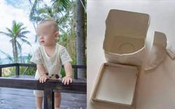 Bé trai 1 tuổi làm vỡ hộp giấy, khách sạn đòi đền 3,3 triệu đồng