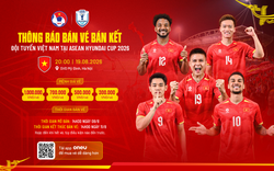 Cách mua vé online trận bán kết ASEAN Cup của đội tuyển Việt Nam: Vé cao nhất 1 triệu đồng