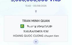 Tài khoản ngân hàng phát sinh 12 giao dịch chuyển khoản liên tiếp với tổng 5 tỷ đồng: Người đàn ông được công an mời làm việc
