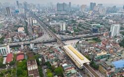 Hà Nội sở hữu siêu nút giao 4 tầng đầu tiên thiết kế hiện đại, kết hợp đường sắt đô thị, vành đai trên cao xung quanh có hàng loạt khu đô thị và trường học