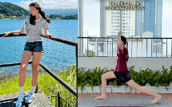 Con gái Phương Trinh Jolie 13 tuổi cao gần 1m7, vóc dáng nổi bật: Hé lộ 5 phút tập luyện tại nhà khi tan học về, giúp chân dài miên man ở tuổi dậy thì