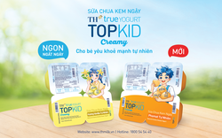Tập đoàn TH ra mắt Sữa Chua Kem Ngậy Hương Vanilla Tự Nhiên và Phomat Tự Nhiên TH true YOGURT TOPKID