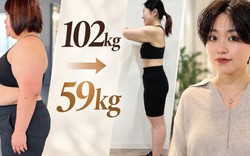 Từng nặng 102kg, cô gái Nhật giảm còn 59kg: Không nhịn đói, chỉ thay đổi 4 điều này