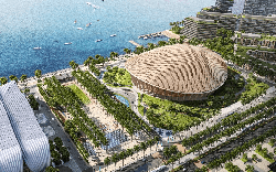 Sun Group sắp hoàn thành 1 công trình "lớn bậc nhất Việt Nam": Sàn rộng hơn 54.000m2, gồm 6 tầng nổi và 1 tầng hầm, bao quanh có 50 trụ cột mang truyền thuyết đặc biệt của người Việt