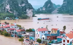 Ninh Bình: Lũ trên sông Hoàng Long vượt Báo động 3, hàng trăm học sinh chuyển sang học online