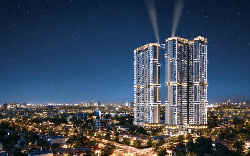 Việt Nam đang sở hữu toà tháp đôi có cầu kính trên không cao nhất cả nước, xác lập kỷ lục ngay ngày khánh thành