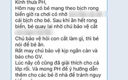 Tin nhắn cảnh báo của cô giáo khiến phụ huynh TP.HCM hết hồn: Sai 1 ly, hậu quả khôn lường