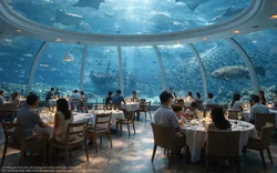 Tỷ phú Phạm Nhật Vượng đang cho xây dựng nhà hàng dưới nước lớn nhất thế giới với 1.000 chỗ ngồi tại siêu dự án 6.200ha vốn đầu tư 18 tỷ USD