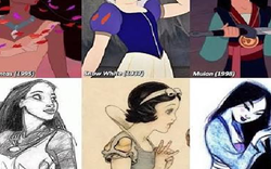 Những bản phác thảo gốc hé lộ diện mạo khác lạ của các nhân vật Disney đình đám