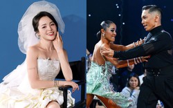 Kiện tướng Đặng Thu Hương - bạn nhảy của Phan Hiển bất ngờ diện váy cưới xinh đẹp rạng rỡ