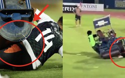 Sự cố hy hữu tại Thai League: Cựu sao Ngoại hạng Anh bị xe lu cỏ cán trúng khi khởi động
