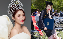 Hoa hậu Việt biết 4 thứ tiếng, tốt nghiệp loại xuất sắc đại học Mỹ sau một năm đội vương miện