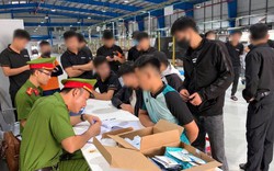 Công an bất ngờ kiểm tra hàng trăm người thuộc 3 công ty