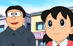 Mức lương của ông Minamoto - bố Shizuka