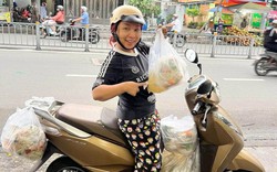 Nữ diễn viên là mẹ đơn thân quê An Giang đi bán cơm, tự đi giao hàng kiếm tiền nuôi con ở TP.HCM