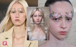 Biến lông mày thành tác phẩm nghệ thuật, Simone Rocha khiến makeup trên sàn diễn Xuân Hè 2027 trở thành điểm nhấn