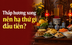 Thắp hương xong nên hạ thứ gì đầu tiên?