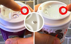 Hơn 90% người dùng không biết công dụng của chiếc lỗ nhỏ trên nắp ly cà phê, trà sữa mang đi