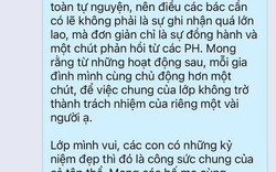Một tin nhắn gửi ban đại diện phụ huynh nhận "bão" like: Lâu lắm mới có người nói lên tiếng lòng đúng nghĩa