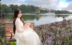 “Quyết không để các nàng thơ nhàm chán”: Hồ Gươm lại thay thảm hoa mới, Hà Nội dạo này thơ thế nhỉ!