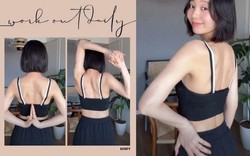 Bài tập vai thon, lưng gọn hơn 1 triệu lượt xem: 10 phút mỗi ngày giúp dáng đứng thanh thoát