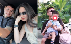 Quang Hải "xả vai" cầu thủ, cùng Chu Thanh Huyền đưa con trai đi học ngày đầu năm học mới
