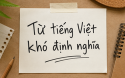Từ tiếng Việt nào ai nghe cũng hiểu nhưng bảo định nghĩa thì… chịu?