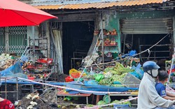 Cháy ki-ốt bán rau tại TP.HCM, 1 người tử vong