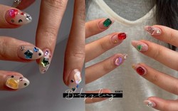 Móng đính đá màu đang gây sốt: 6 cách biến bộ nail lấp lánh thành điểm nhấn có gu